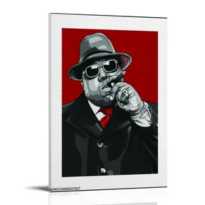 Notorious-BIG Poster Posters Music Album Cover Posters Canvas Wall Art High-Resolution Vintage Band & Artist Prints for Room