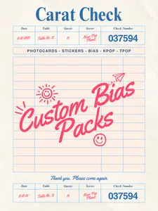 CUSTOM BIAS PACK | Photos, Stickers | Nour Pop Planet CUSTOM BIAS PACK | Photos, Stickers | Nour Pop Planet