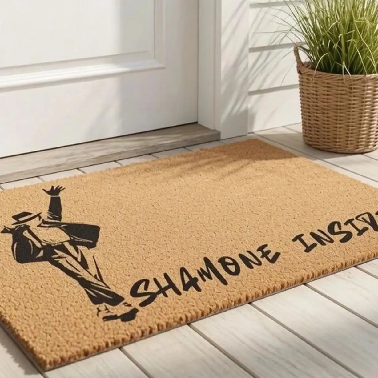 Michael Jackson Inspired Doormat | Funny Welcome Mat | Pop Legend Home Decor |Dance Teacher New Home Entryway Rug | Funny Front door Gift