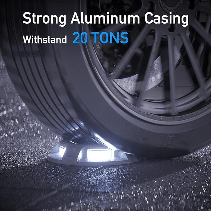 Quntis 12 Pack Solar Deck led light, Driveway Dock garden Stair Pathway Sidewalk Swimming Pool Lighting outdoor solar powered High Pressure Patio