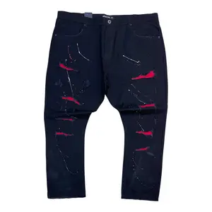 P2122X - Big Men's Paint N Color Relaxed - Fit Non-Stretch Jeans