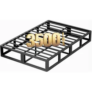 ROIL 10 Inch King Box Spring, Heavy Duty Metal Box Spring Mattress Foundation with Fabric Cover, 3500lbs Max Weight Capacity, Easy Assembly, Noise Free, Non-Slip