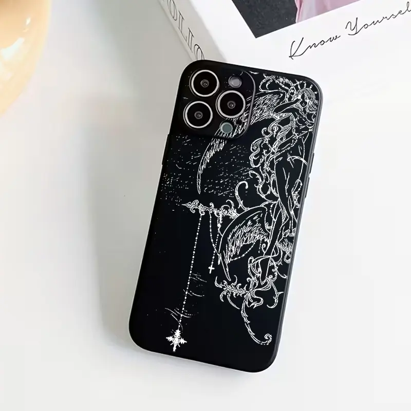 Suitable Ins Style Creative Fashion New Mobile Cover Simple Full-Package Transparent Protective Shell For Samsung iPhone 17 16 15 14 13 12 11 Pro Max Plus Air - Top Fan's Phone Case Cover as Perfect Gift Get Ready for Halloween