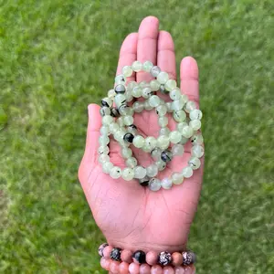 Prehnite 8mm Stretch Bracelet