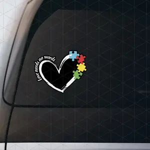 Autism Awareness Vinyl Stickers - Durable Car Exterior Accessories Sticker For Cars