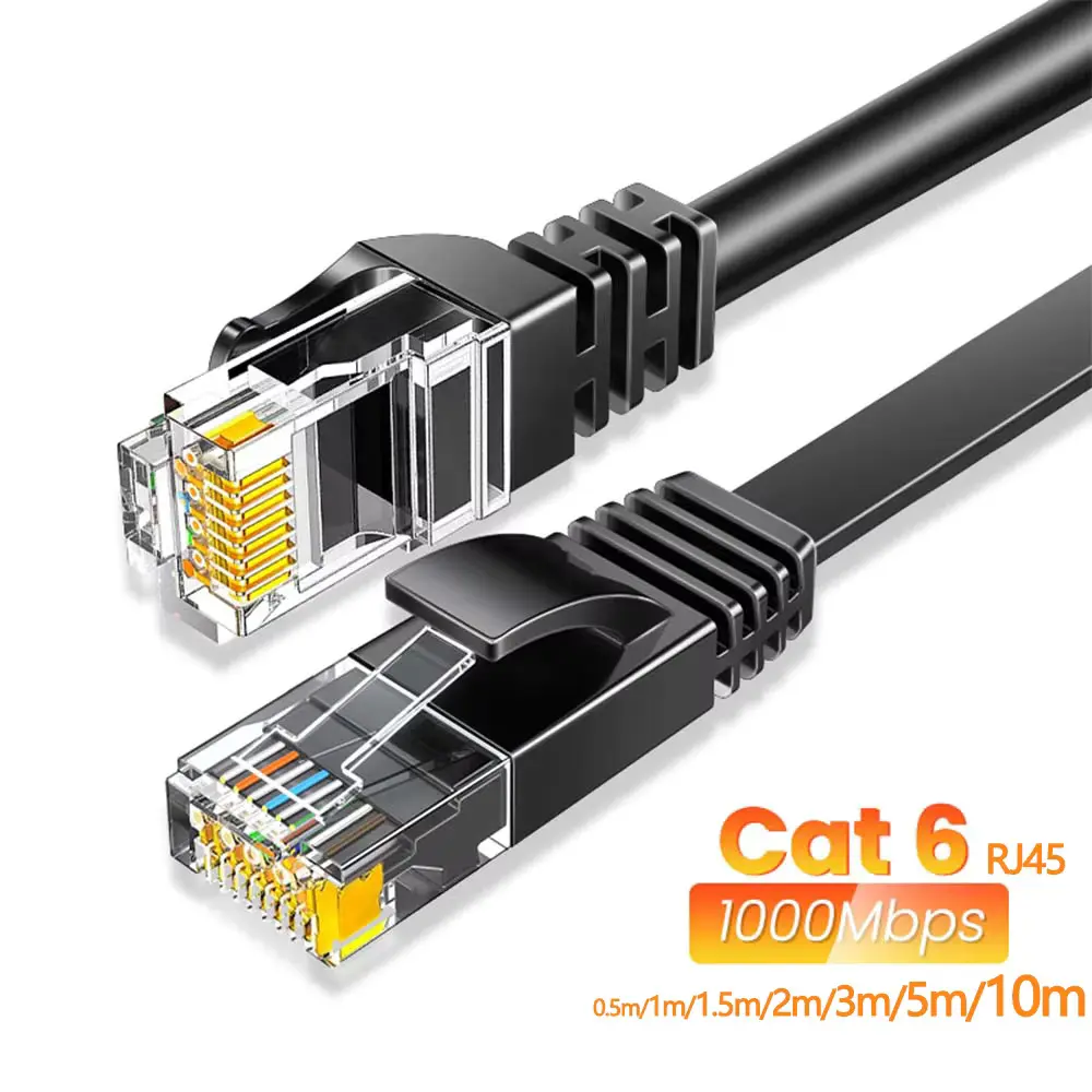 Ethernet Cable Cat6 Gigabit High Speed 1000Mbps Internet Cable RJ45 Shielded Net