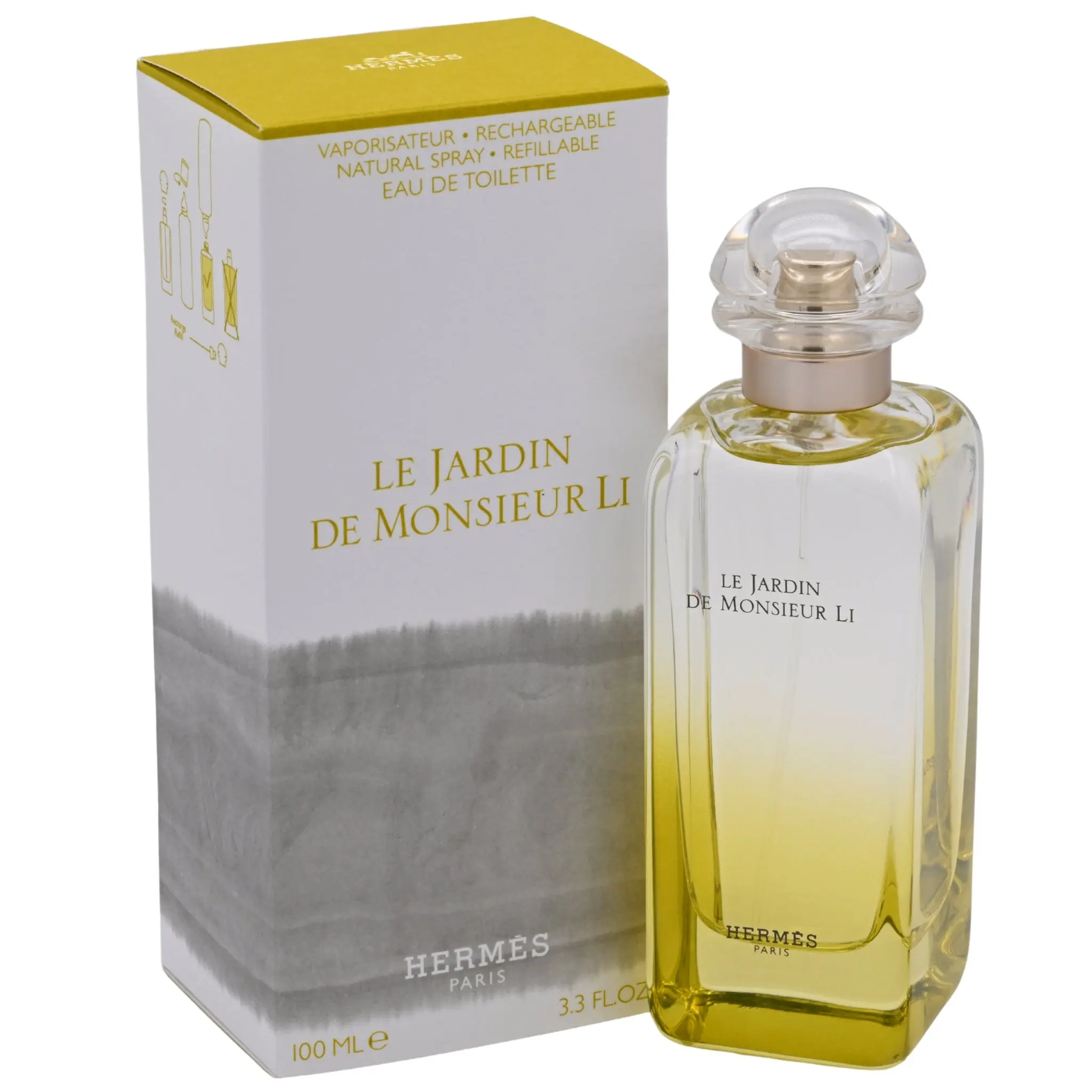 Hermes Le Jardin De Monsieur Li Serene Unisex Fragrance - 3.3 fl oz, Asian-Flavored Elevated Chinese Garden-Inspired Scent, New in Box, Asian-Flavored Unisex Fragrance, Elevated Unisex Fragrance