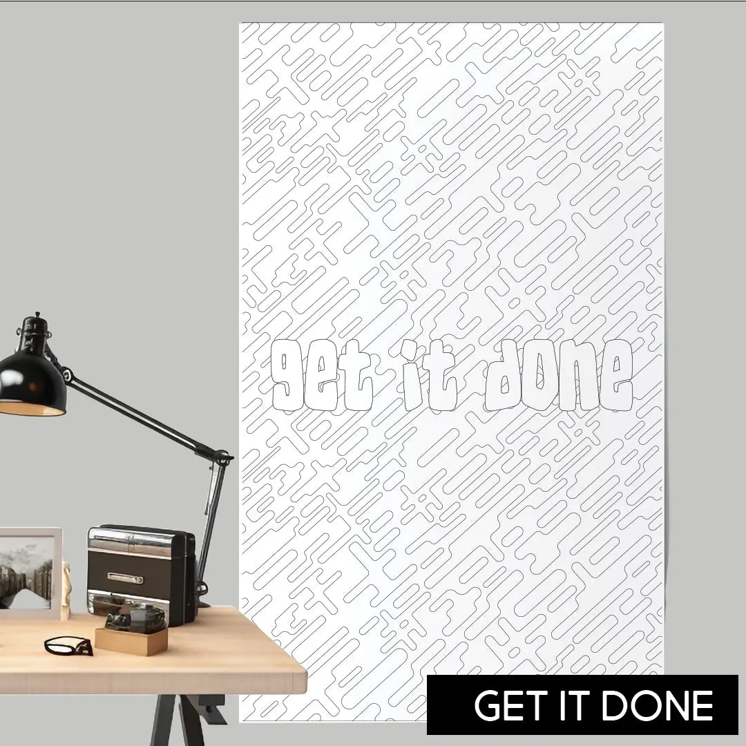 Get It Done Table Size Coloring Sheet
