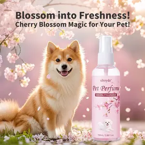 Sakura Scent Pet Cologne & Deodorant Spray, 100ml Long-Lasting Fragrance for Cats and Dogs
