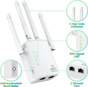 WiFi Extender Signal Booster Up to 5000sq.ft and 45 Devices, WiFi Range Extender