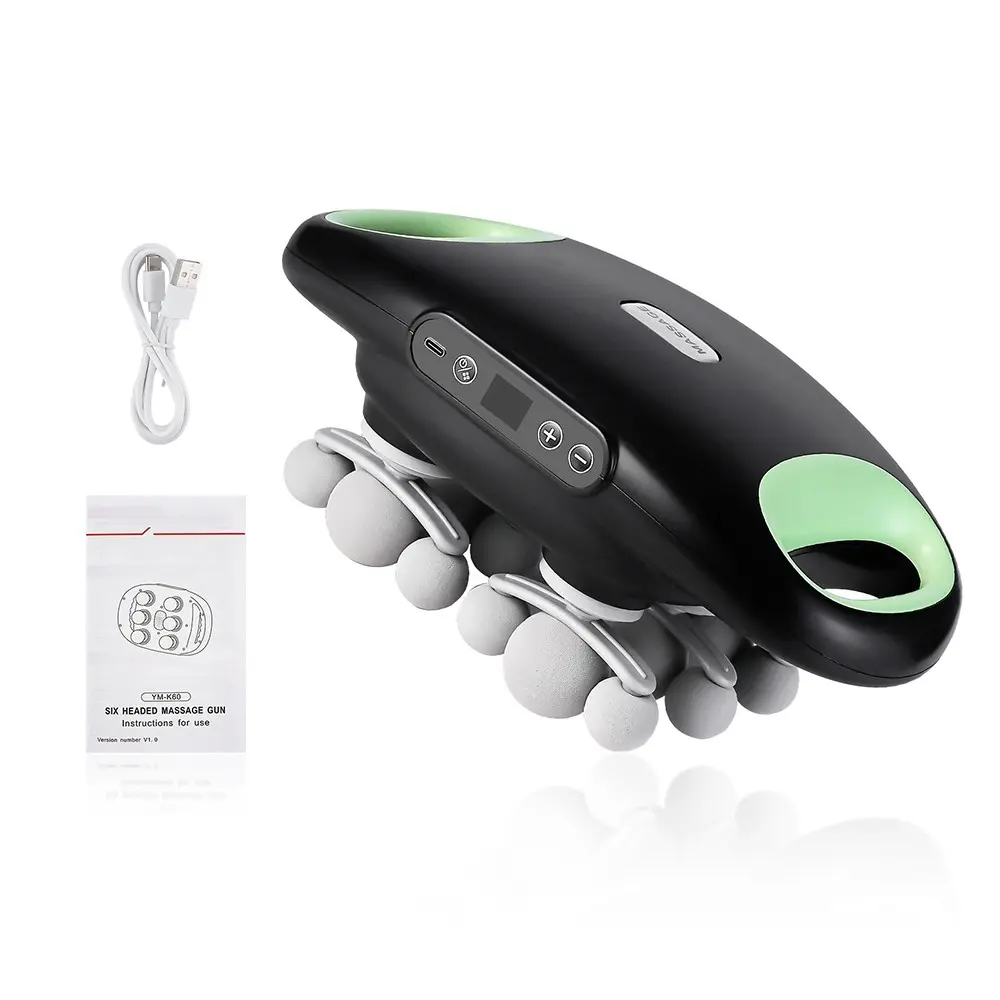 18-head Massager, USB Rechargeable Muscle Relaxation Tool, Portable Handheld Massager, Professional Muscle Massage Tool for Home & Travel, Muscle Massagers