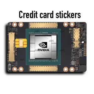 Computer chip design  style sticker Pay Debit Credit Ebt Skin Cover - Sleek & Stylish Protection for Your Cards