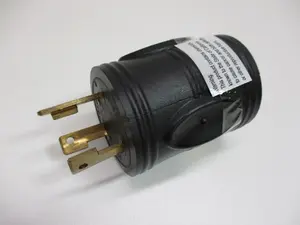 30A Twist Lock To 30A RV Camper Generator Electric Power Cord Adapter Plug