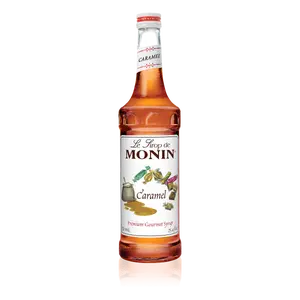 Monin Caramel Coffee Syrup - Bottle (750mL) for Specialty Beverages, Non-GMO, Dairy and Gluten-Free