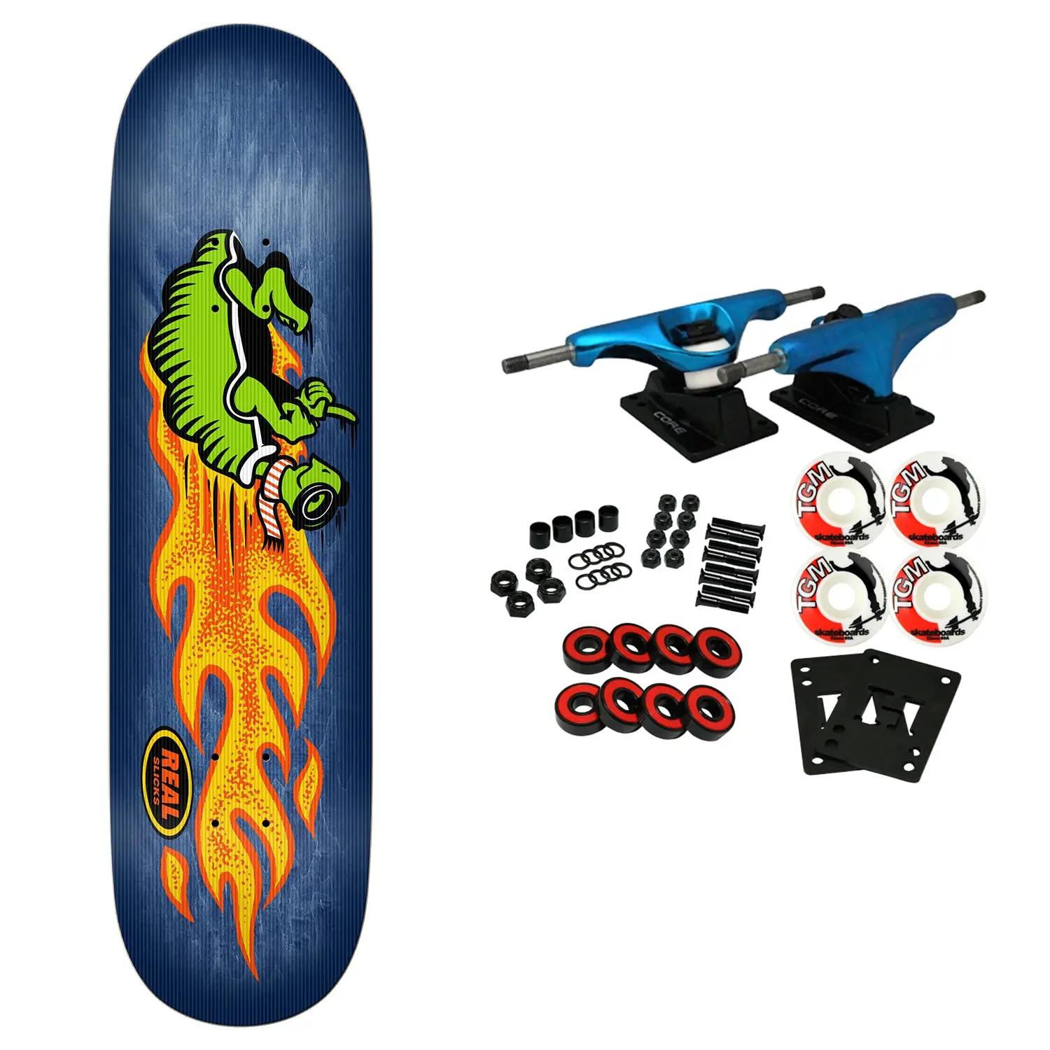 Real Skateboard Complete Team Slick 8.5" x 31.85"