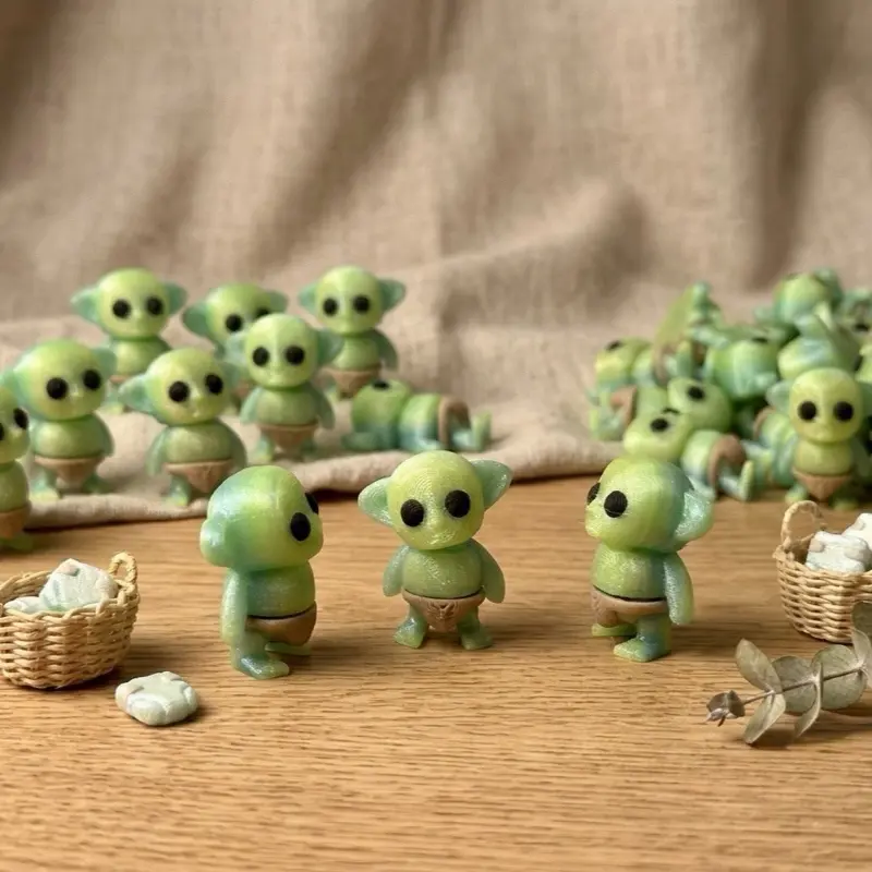 Mini Goblin Articulated Figures - 5,10,15,25,50 Packs - Stress Relief Classic Novelty Toys for DND Players & Collectors