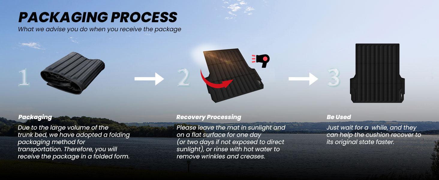 Lasfit fit for 2019-2026 Chevrolet Silverado 1500 Short Box Truck Bed Mat or Tailgate Mat