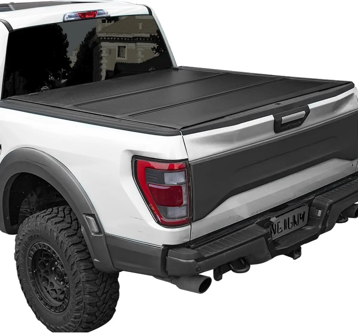 Hard Tri Fold Low-pro Tonneau Cover compitable with 2015-2026 Ford F-150 5.5ft(67.1") Bed