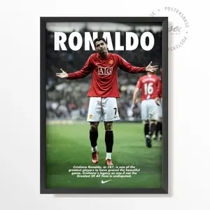 Cristiano Ronaldo or CR7 Poster Print Unframed