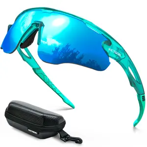 VICTGOAL Polarized Cycling Glasses for Men Women UV400 Protection Bicycle Eyewear Mountain Road Bike Eyeglass for Outdoor Sports Running Hiking Baseball