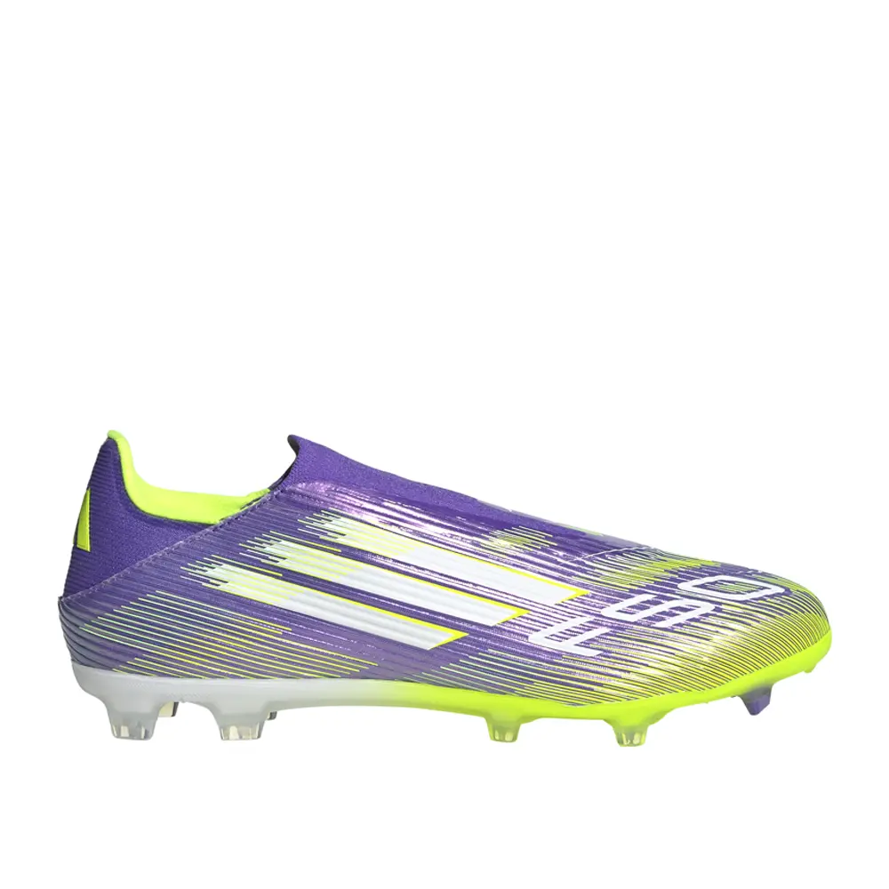 adidas Mens F50 League Laceless FirmMulti-Ground Football Sneakers Shoes - Purple adidas Mens F50 League Laceless FirmMulti-Ground Football Sneakers Shoes - Purple