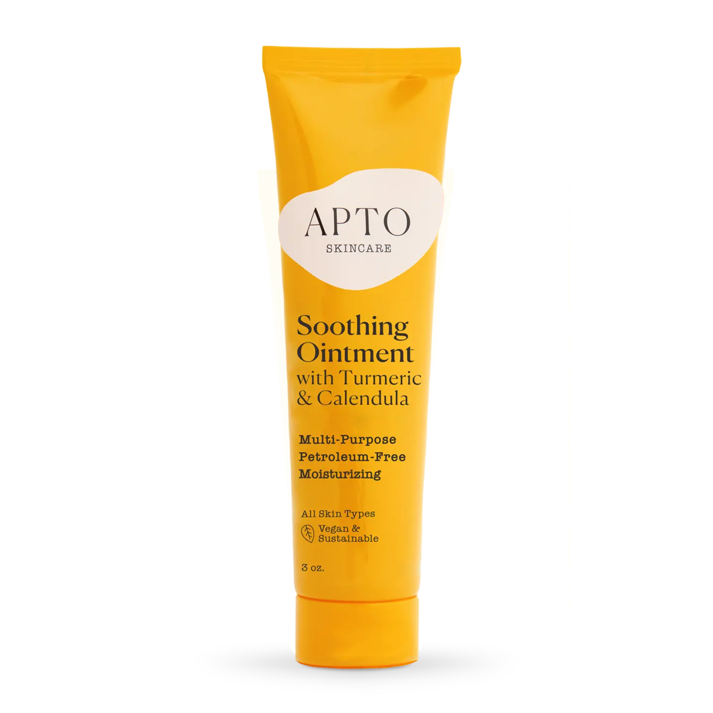 APTO Skincare Soothing Ointment w/Turmeric & Calendula: Ultra-Moisturizing Barrier Cream for Dry, Chapped Skin on Body, Face & Lips