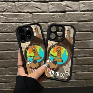 Scooby Doo Vintage Collage Phone Case Compatible with iPhone 11/12/13/14/15/16 (Pro Max/Plus) Perfect for Cartoon Fans