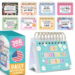 Daily Motivational Quotes Calendar | 2026 | Flip Desk Quotes Calendar