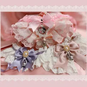 Magical Girl Puella Magi Madoka Magica Madoka Homura soul gem Kawaii Frilly Pastel Lolita Lace Anime Manga choker