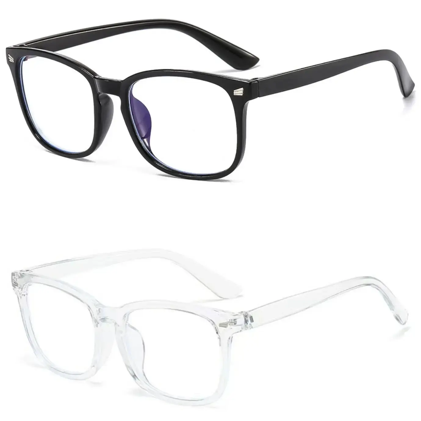 Blue Light Blocking Glasses for Men Women Lightweight Computer Gaming Glasses Clear Lens Screen Protection Eyeglasses for Work Office Study TV Daily Use Eye Comfort Fashion Eyewear 2026 Trend