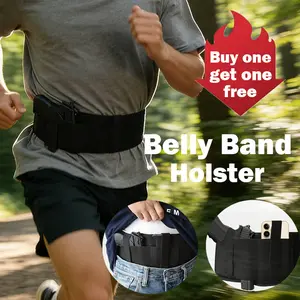Belly Band Holster, Pistol Holster Belt Holster Waist Concealed Carry Elastic Tactical Belly Band