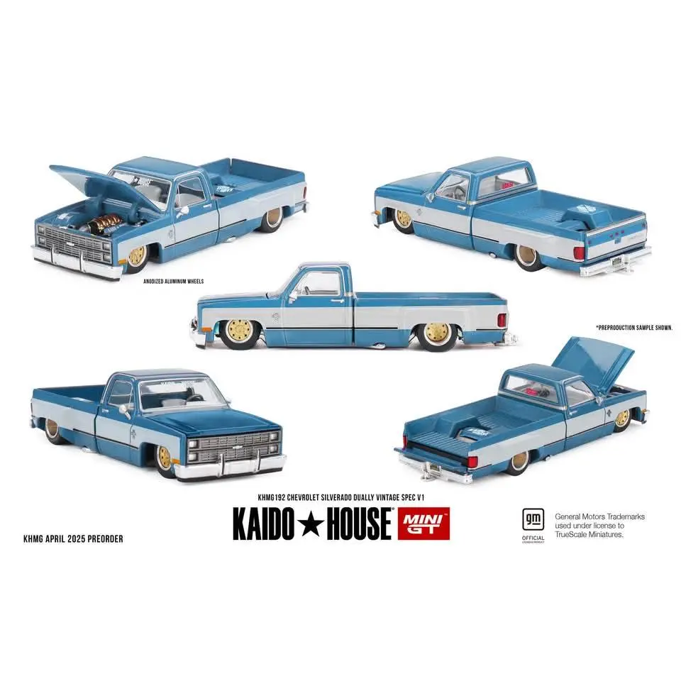 MiniGT X Kaido House 1:64 Chevrolet Silverado Dually Vintage Spec V1