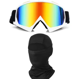 ATV Goggles with Balaclava face Mask for Men Women and Youth, Dirt Bike Motorcycle Motocross Riding Ski Goggles