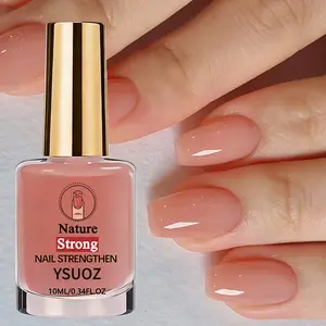 Silky Peach Strengthening Nail Polish Dries quickly and naturally  provides long-lasting shine strengthens nails enhances their natural color and creates a polished look