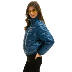 BOLT LUXE APRES PUFFER JACKET - GLOSSY DEEP BLUE