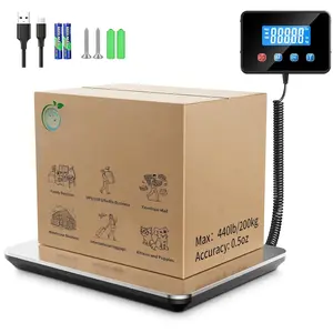 Shipping Scale 0.5oz-440lb High Accuracy Postal Digital Weight Luggage Scale for Packages Warehouse  Small Business  Mail