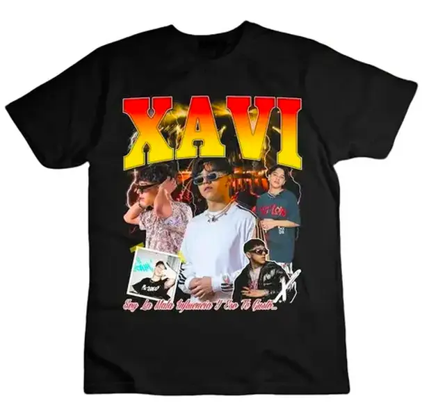 XAVI La Diabla Vintage Look T-shirt, Hoodie, Graphic, Cotton