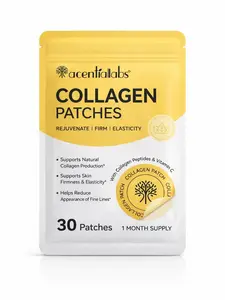 Collagen Patches - Daily Body Care Skin Wellness with Collagen Peptides, Vitamin C - Easy, Discreet, Vegan, Cruelty-Free - 30 Patches (1-Month Supply)