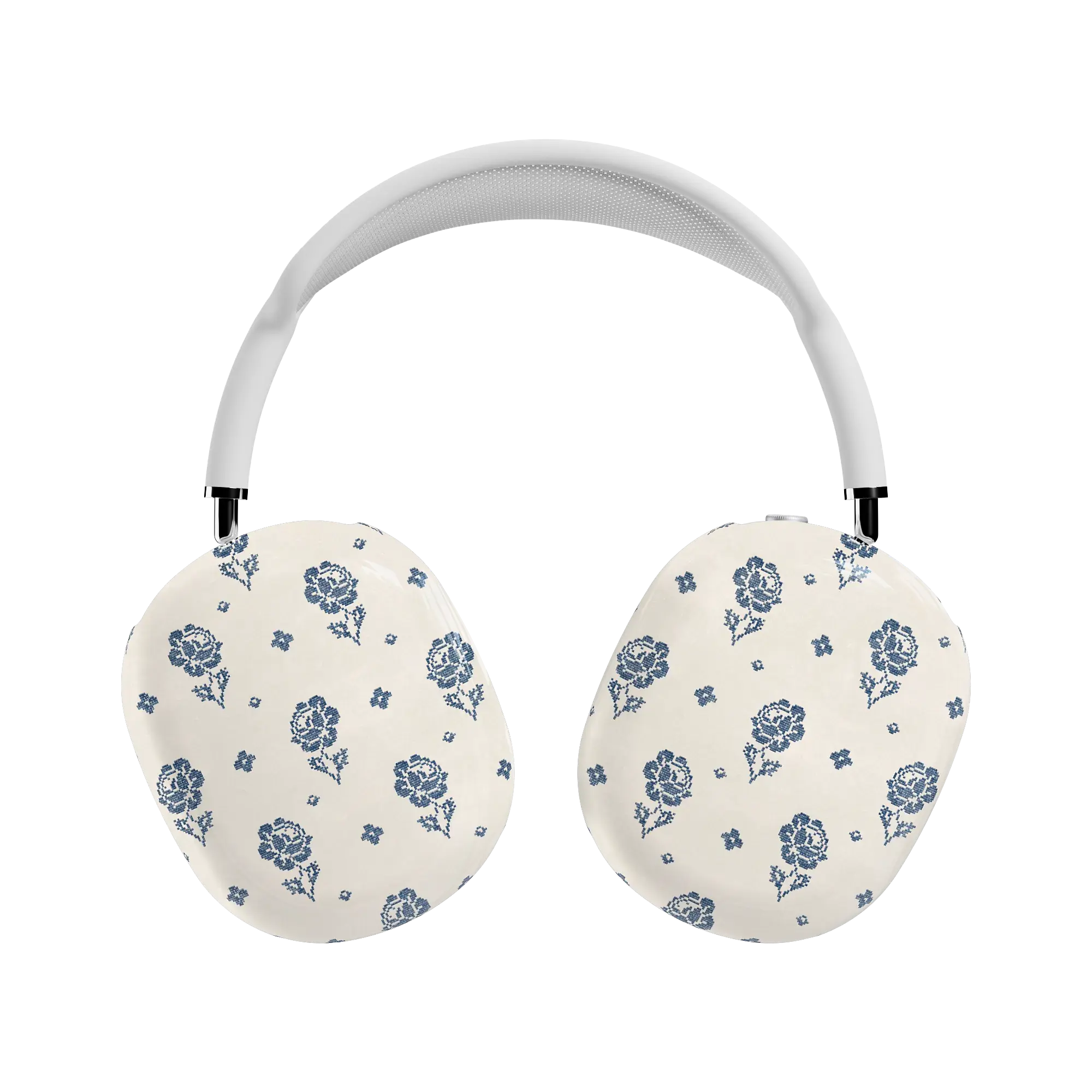 Casely AirPods Max Case | Snap-On Hard Shell Covers | Seaside Stitch | Vintage Roses