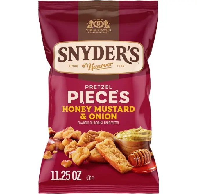 Snyder's of Hanover Honey Mustard & Onion Flavored Pretzel Pieces, 11.25 Oz