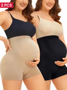 Women's Seamless Shaping Maternity Pants, High Stretch Breathable Fabric for Comfort, Supports Baby Bump Through All Stages christmas Pregnancy Shapewear