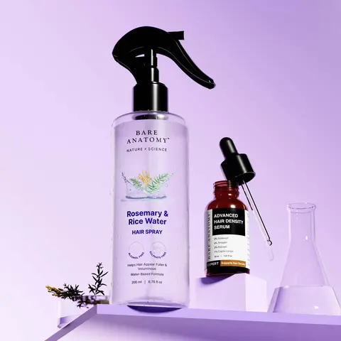 Advanced Hair Density Serum (25ml) + Rosemary & Rice Water Hair Spray (200ml)