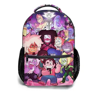 Steven-Universe-Backpacks for Girls, Cute School Backpack for Girls Boys, Aesthetic Bookbag for Teens, Lightweight Classic Backpack for Travel, Work, Picnic A-73