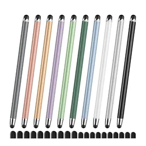 10 Stylus Pens Set with Replaceable Tips – Dual-Function Precision Stylus for Touchscreens – Universal High-Sensitivity Pen for iPhone, iPad & Android Devices (10 Pens + 20 Tips)