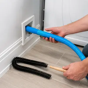 Quick Lint Remover Kit – Dryer Vent Brush & Vacuum Hose with Universal Connector