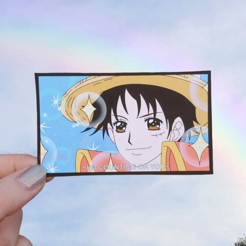 Pretty Boi Luffy Sticker
