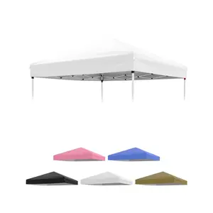 10x10 FT Coated Replacement Canopy Top, Waterproof UV Protection Pop Up Cover for Outdoor Patio Garden Sun Shade (Top Only, No Frame)