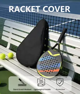 NEW Padel Paddle Racket Cover Bag Oxford Cloth Waterproof Pickleball Single Shoulder Bags Suit For Various Paddle Racket Carbon Fiber Racquet gym