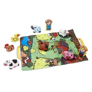 Melissa & Doug  Take-Along Farm Play Mat