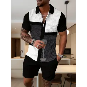 2pcs Set, Men's Performance Short Sleeved And Sports Shorts Set - From Gym to Street Style|mens 2pcs Outfits